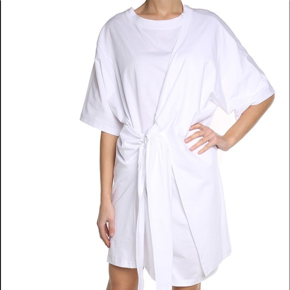 wrap t shirt dress